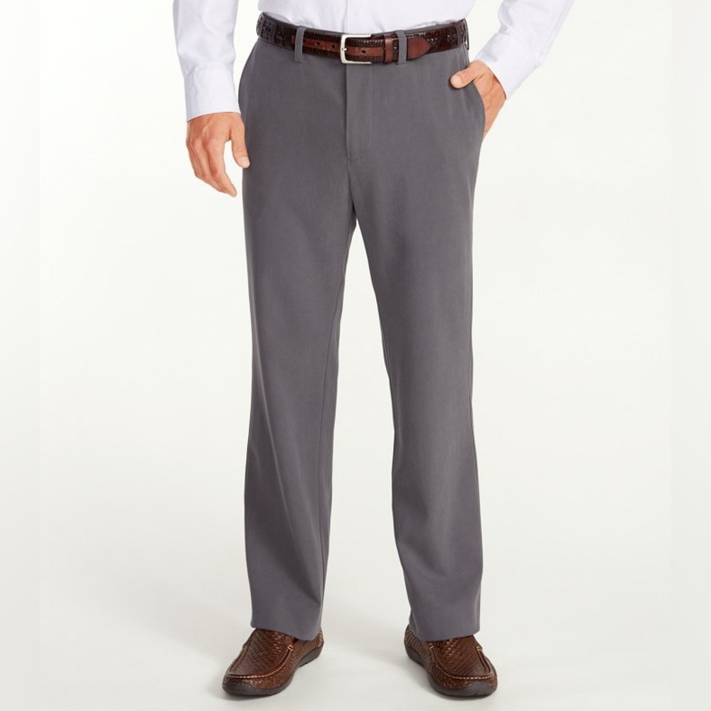 Tommy Bahama Relaxed St. Thomas Silk & Cotton Pants Grey Men’s Size 35X32